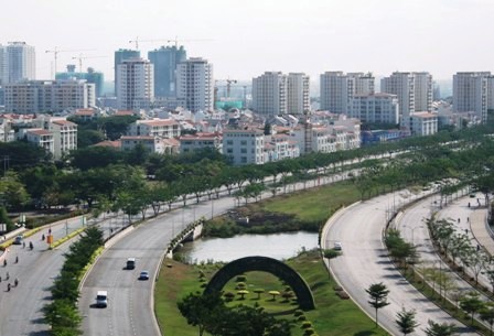 Khu đô thị Phú Mỹ Hưng hiện hữu sẽ là trung tâm của thành phố phía